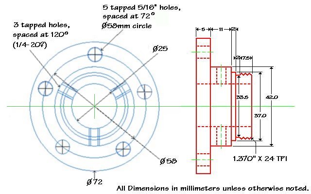 Motor Adapter "blueprint"
