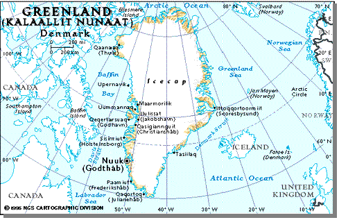 greenland map
