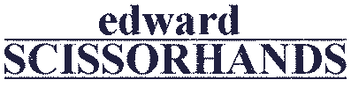 Edward Scissorhands Title