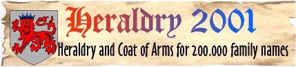 Heraldry coat of arms crests family names