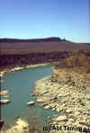 The Ken river at Sankhro - Panna NP