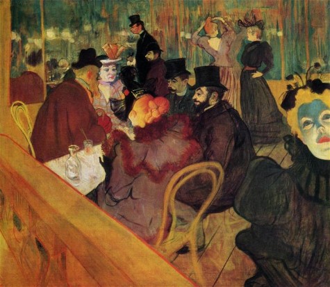 bohemians moulin rouge artists chat absinthe