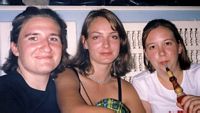 Lenny, Johanne and Erin at the hooka bar