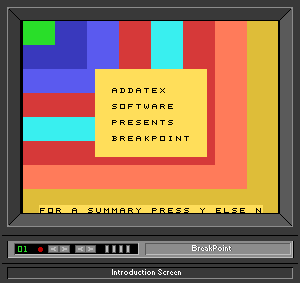 Breakpoint Screen Shots animated on T.V.