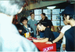 Signing autographs with energy