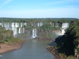 The falls from the Brazilian side