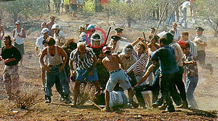 On his own land, 24 years old, hitted to death by barbarian mongoloids ...
