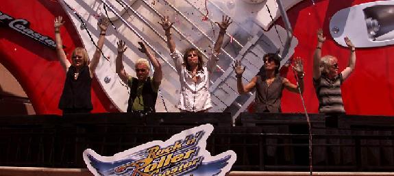 Aerosmith at the Rock 'n' Roller Coaster in Disney World