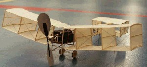 Peanut Scale model of the 1906 Santos -Dumont 14bis