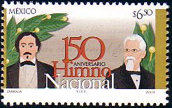 150 Aniversario del Himno Nacional Mexicano.