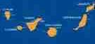 Map of Canary Islands