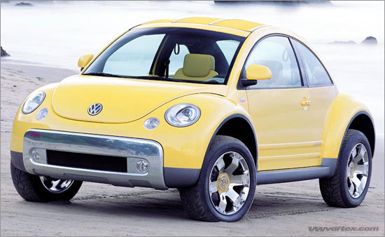  VW New Beetle Dune Concept--top view 