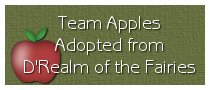 I adopted my apples at Drealm of the Fairies