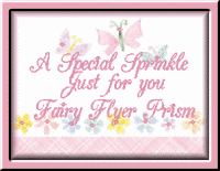 Welcome gift from Fairy Flyer Prism