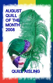 August Quill of the Month