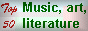 Регистрирай и твоя сайт в "World Top 50 Sites for Music, Art, and Literature"