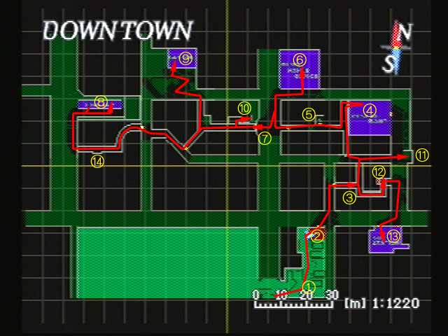 Resident evil 3 метро схема