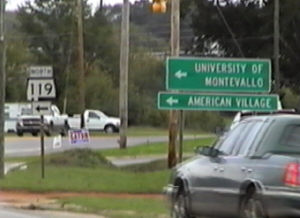 view of the junction from AL 25 E