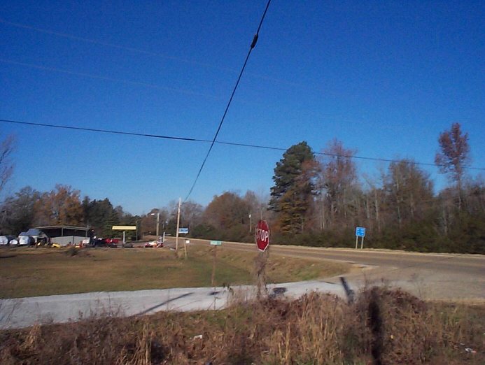 wide-angle view of the line from the Alabama side