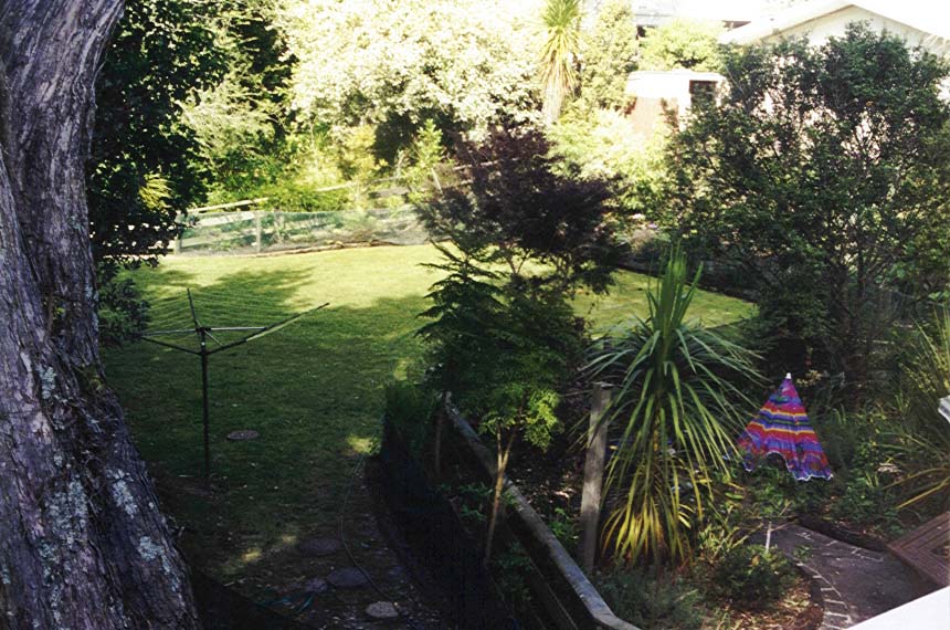 private backyard