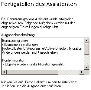 Fertig!