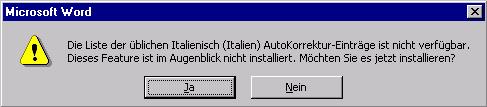 hmmm... - nein!