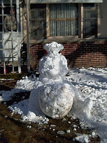 snow sculpture