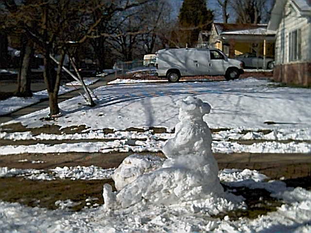 snow sculpture