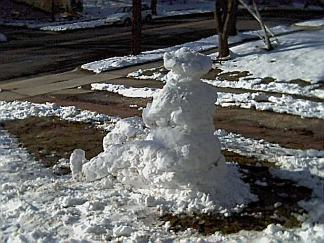snow sculpture