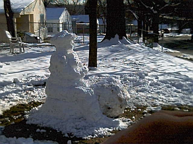 snow sculpture