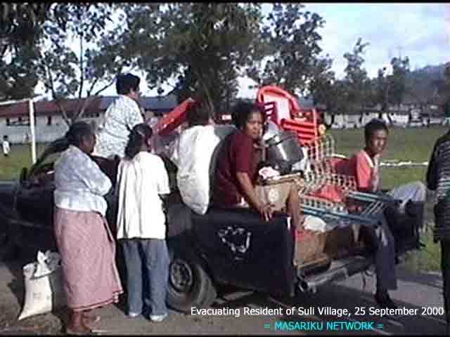 Preparing the evacuation