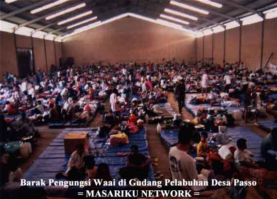Tempat Penampungan Pengungsi Waai di Passo