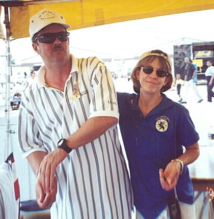 Len and Cathi get a little sun