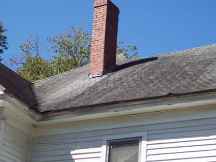 Close up of chimney