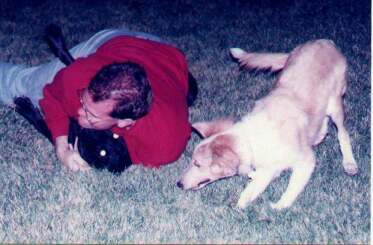 wrestles with Dave