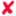red X