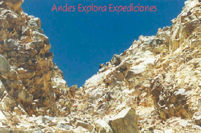Metros finales en el Volcán Ojos del Salado