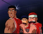 Akagi, Rukawa and Sakuragi