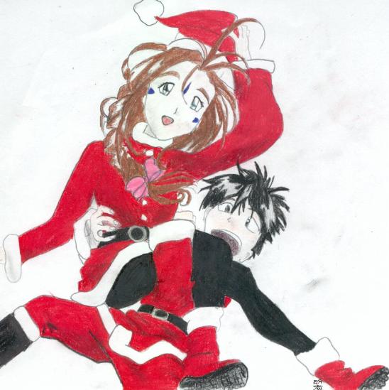 I don't think a merry Christmas is what Keiichi's wishing for...