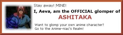 I am the OFFICIAL glomper of Ashitaka!