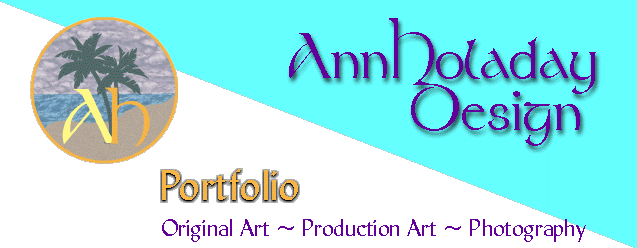 AnnHoladay Design Logo and Porfolio Headline