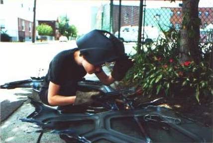 Welding some bracing