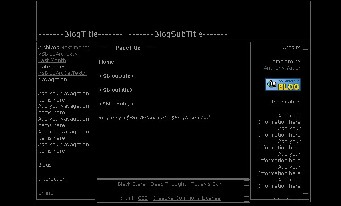Screenshot of the Blog template with the Deep Thought skin