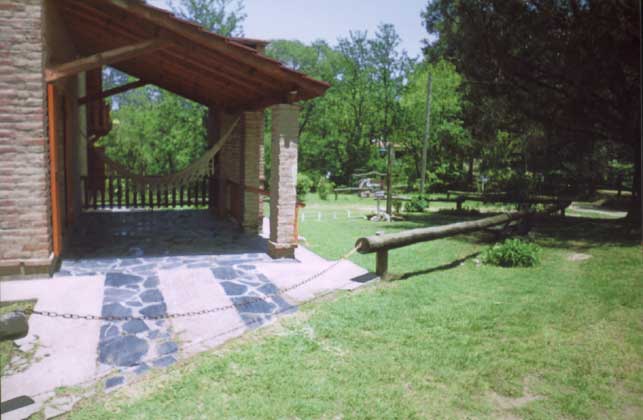 Garage con hamaca paraguaya