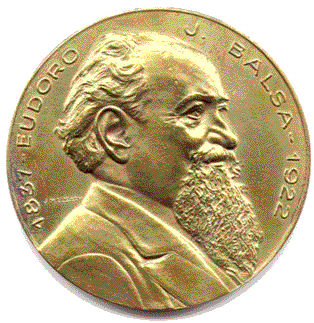Anverso medalla a E.Balsa