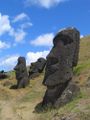 Foto de los Moais de la Isla de Pascua, Chile
