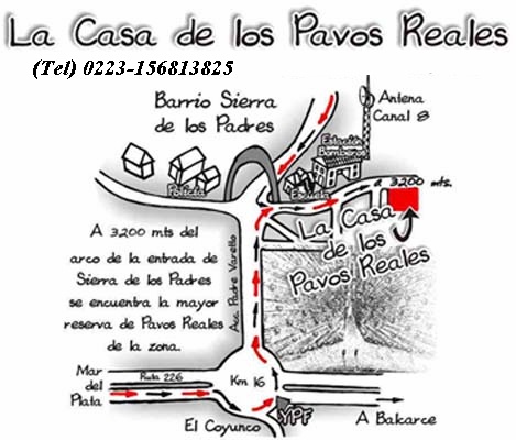 Plano de Criadero Real y La Casa de Los Pavos Reales