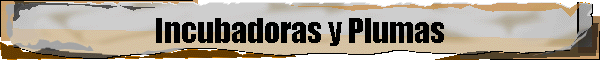 Incubadoras y Plumas