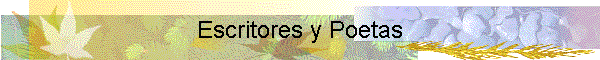 Escritores y Poetas