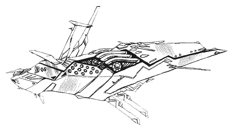 Vanguard Frigate Side View